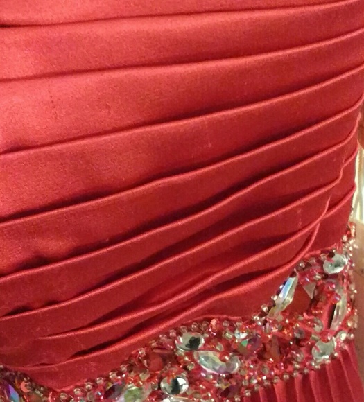 ๐2xHP!!!๐NWT Evenings by Allure Red A444 Dress - Picture 4 of 6
